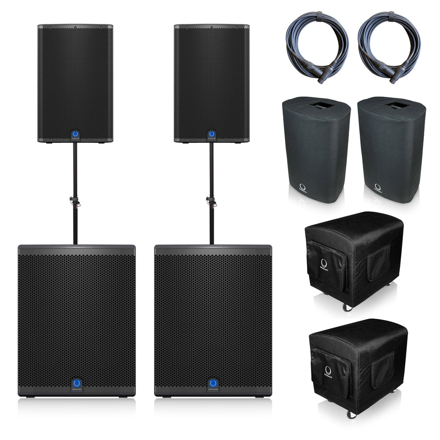 Turbosound Club DJ or Band setup - Bondi PA Hire | Speakers, Audio Visual, Party Packages