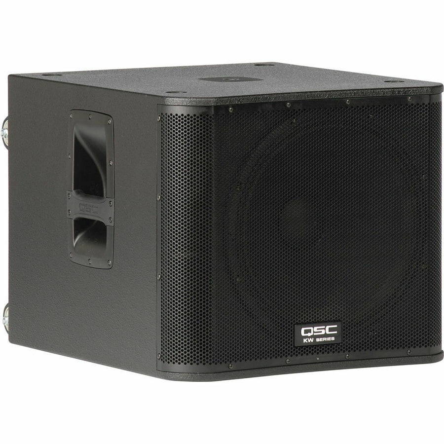 QSC KW181 1000 watt 18" Powered Sub Woofer - Bondi PA Hire | Speakers, Audio Visual, Party Packages