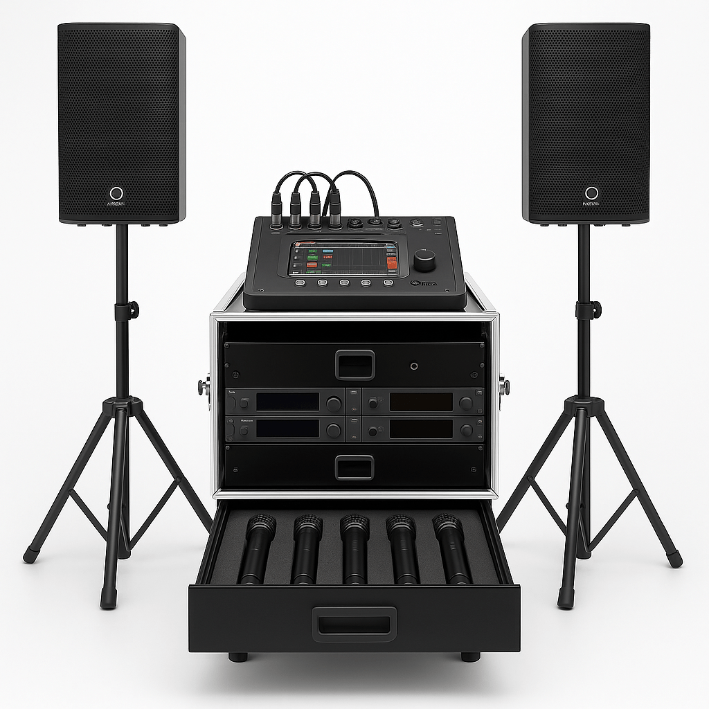 Build your own Band Digital Audio Rack Package - Bondi PA Hire | Speakers, Audio Visual, Party Packages