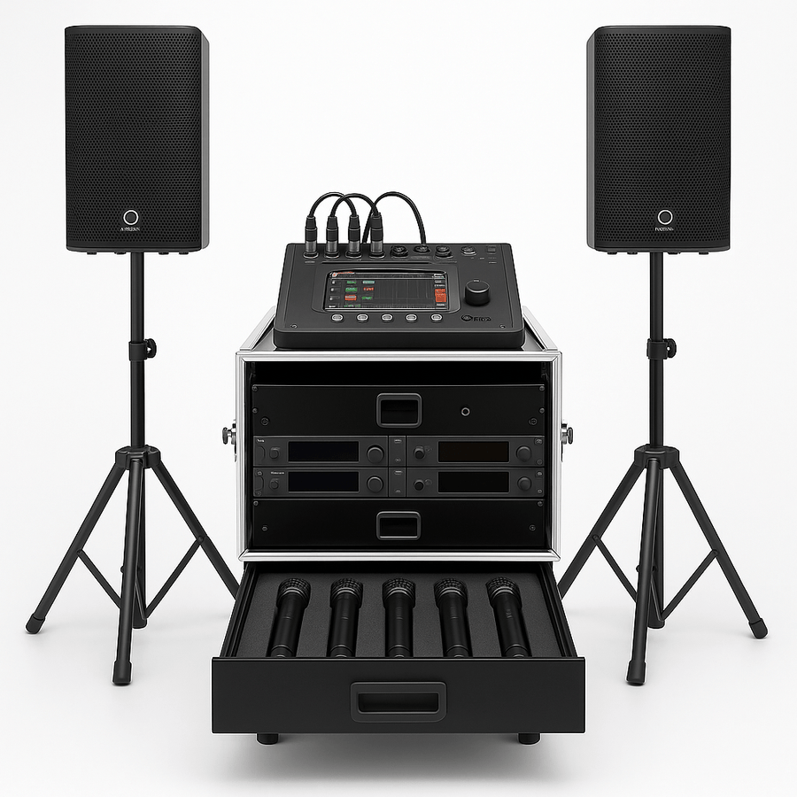 Build your own Band Digital Audio Rack Package - Bondi PA Hire | Speakers, Audio Visual, Party Packages