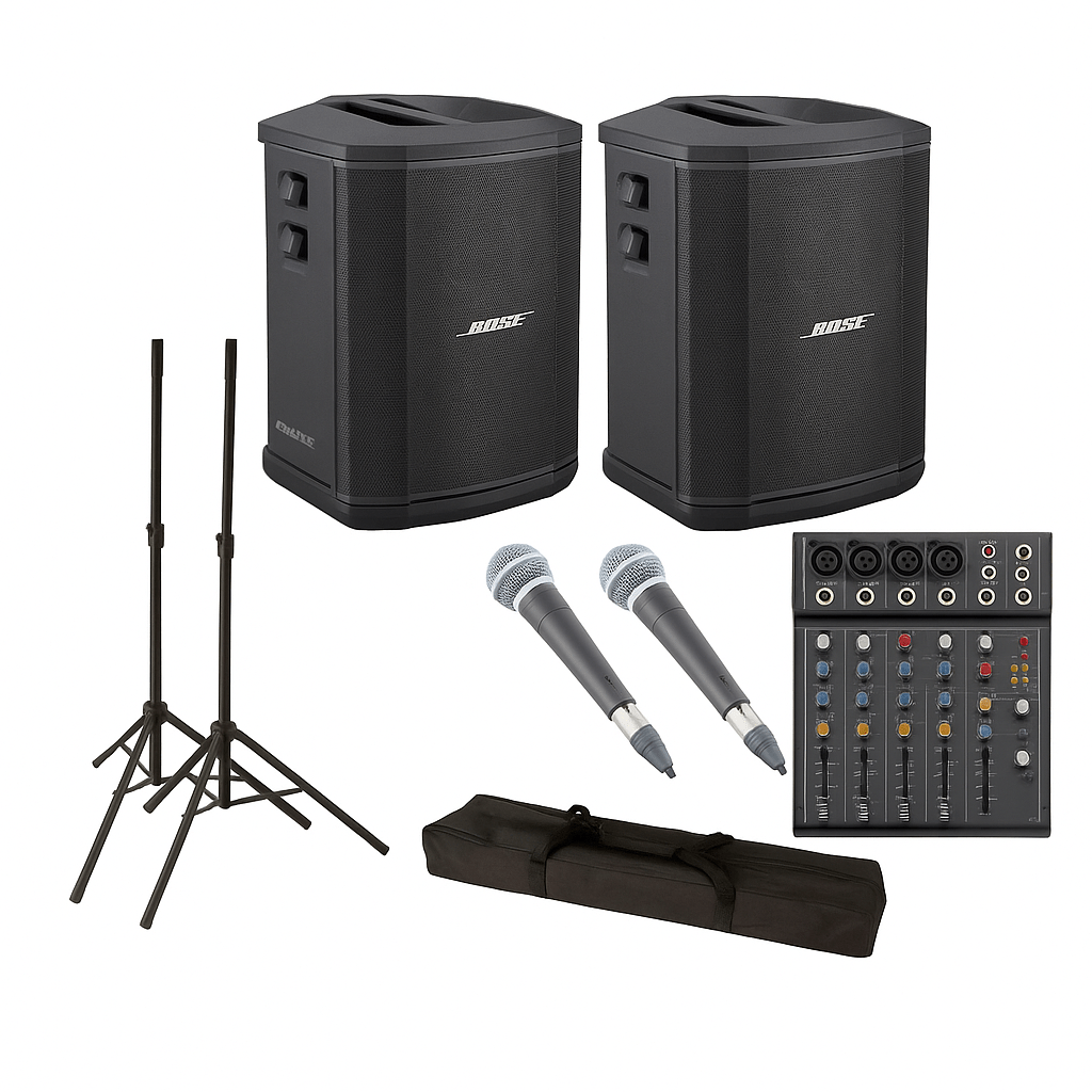 Battery powered Band Package - Bondi PA Hire | Speakers, Audio Visual, Party Packages