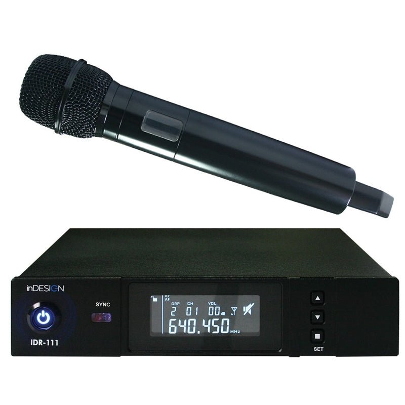 Indesign Single or Dual Handheld Wireless Microphone Kit - Bondi PA Hire | Speakers, Audio Visual, Party Packages