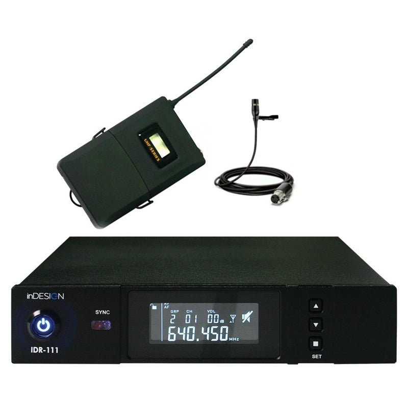 Indesign Single or Dual Handheld Lapel Microphone Kit - Bondi PA Hire | Speakers, Audio Visual, Party Packages