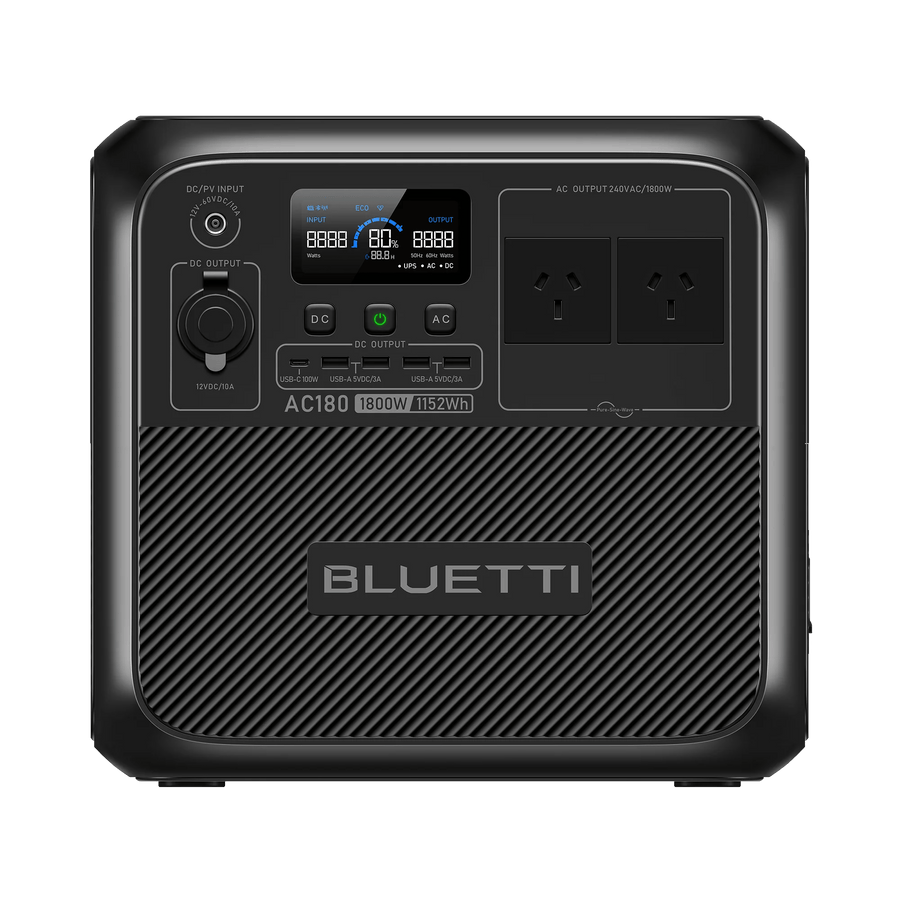 Bluetti AC - 180 Battery Power station - Bondi PA Hire | Speakers, Audio Visual, Party Packages