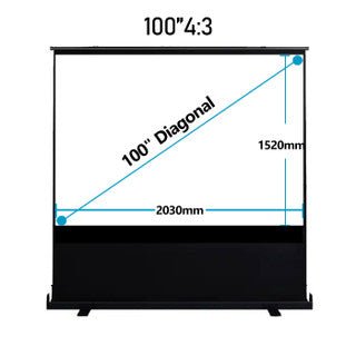 Portable Pull Up Projector Screen 100" - Bondi PA Hire | Speakers, Audio Visual, Party Packages