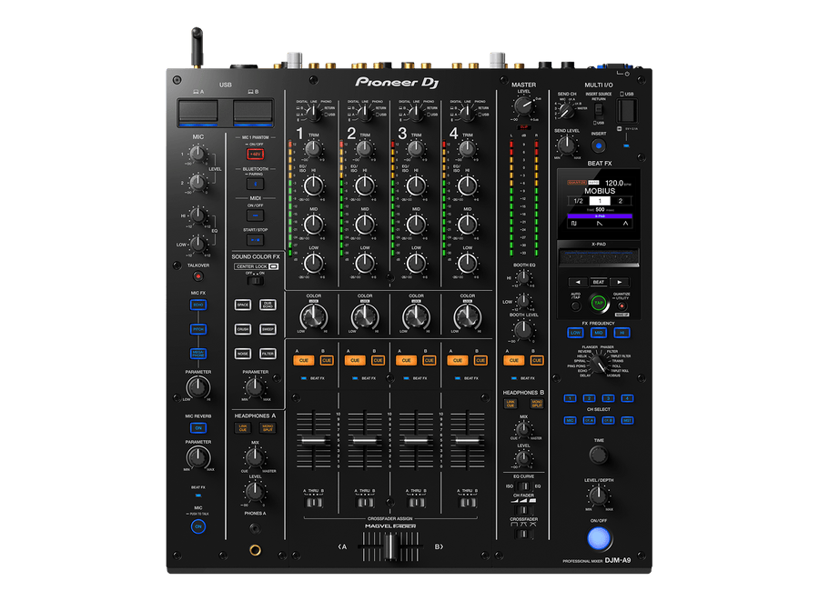 Professional DJ Mixer - Pioneer DJM A9 - Bondi PA Hire | Speakers, Audio Visual, Party Packages