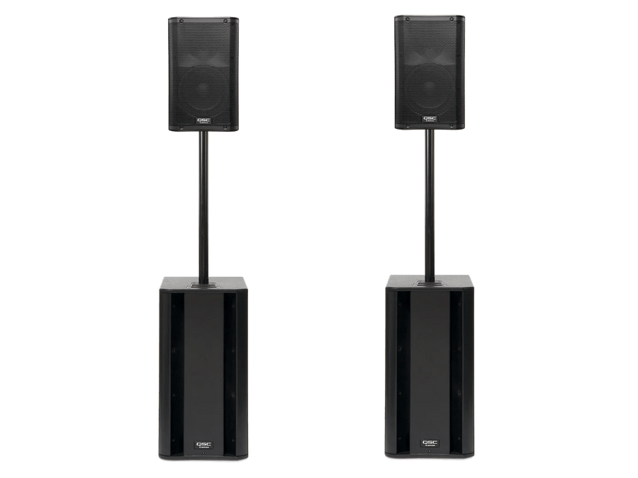 QSC K12.2 Medium Club DJ and Band Setup - Bondi PA Hire | Speakers, Audio Visual, Party Packages