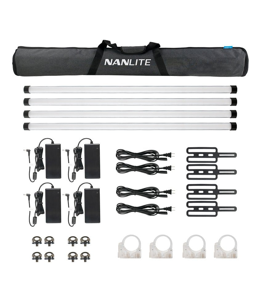 Nanlite PavoTube II 30X 4ft RGBWW LED tube 4 Kit - Bondi PA Hire | Speakers, Audio Visual, Party Packages