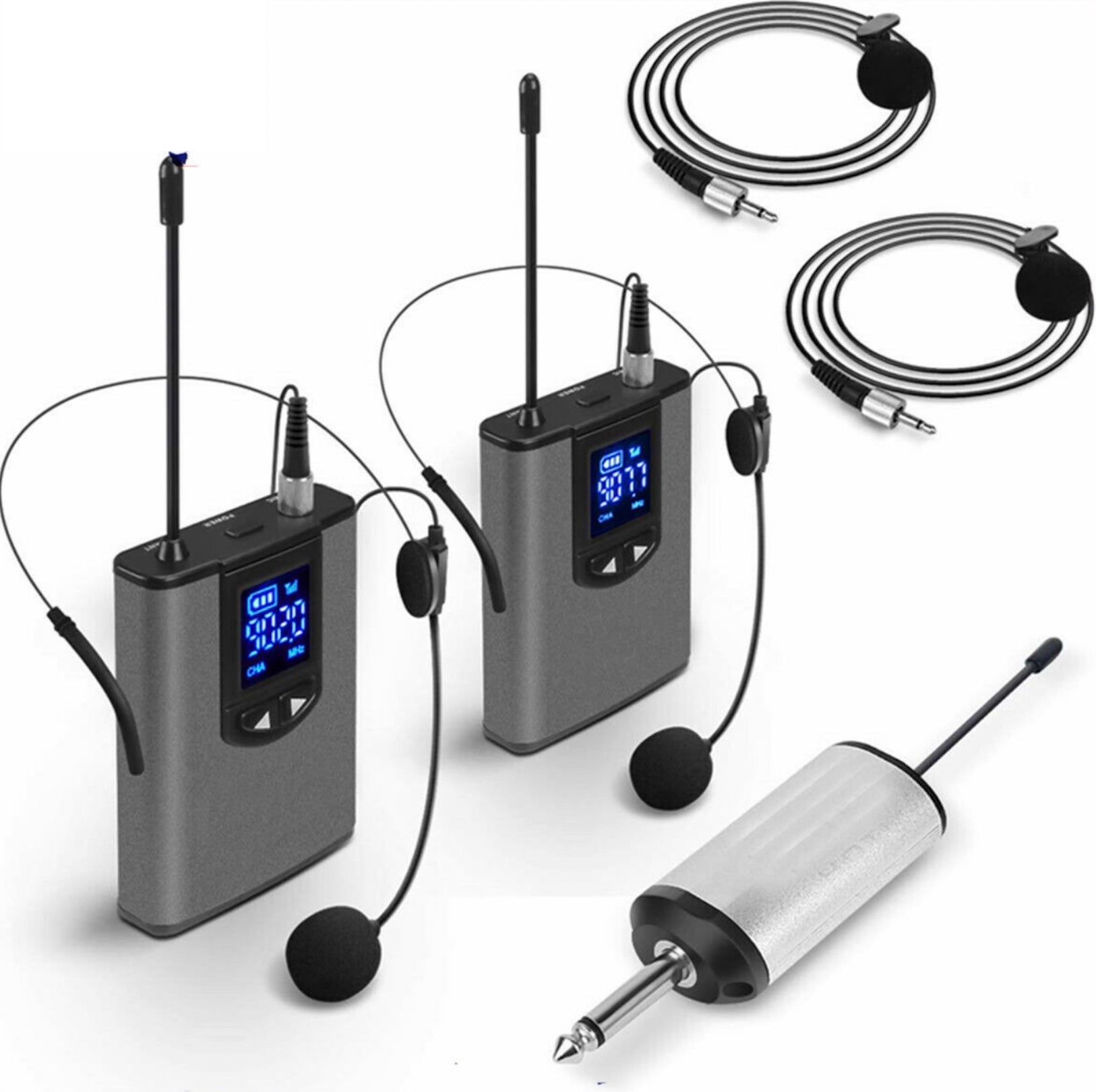 Battery powered Wireless Headset or Lapel Microphones - Bondi PA Hire | Speakers, Audio Visual, Party Packages