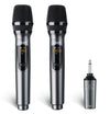 Battery Powered Wireless Dual Microphone System