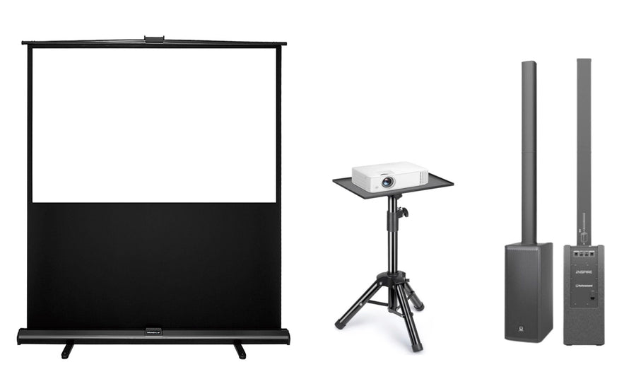 Home Cinema Package - Deluxe - Bondi PA Hire | Speakers, Audio Visual, Party Packages