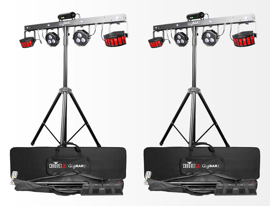 2 x Chauvet Gig Bar 2 lighting bars on stands - Bondi PA Hire | Speakers, Audio Visual, Party Packages