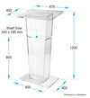 Perspex Lectern