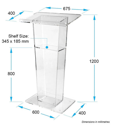 Perspex Lectern