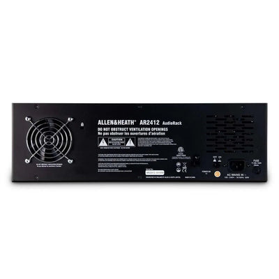 Allen & Heath AR2412 24 - In/12 - Out Main Audio Rack - Bondi PA Hire | Speakers, Audio Visual, Party Packages