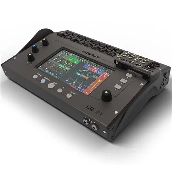 Allen & Heath CQ18T 18-Channel Touchscreen Digital Mixer w/ Wi-Fi, Bluetooth & SD/USB - Bondi PA Hire Speakers, Audio Visual