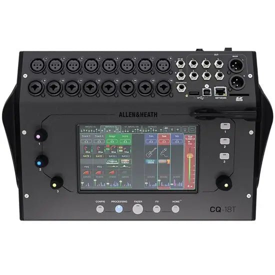 Allen & Heath CQ18T 18-Channel Touchscreen Digital Mixer w/ Wi-Fi, Bluetooth & SD/USB - Bondi PA Hire  Speakers, Audio Visual