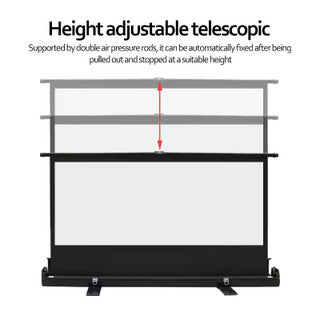 Portable Pull Up Projector Screen 100"