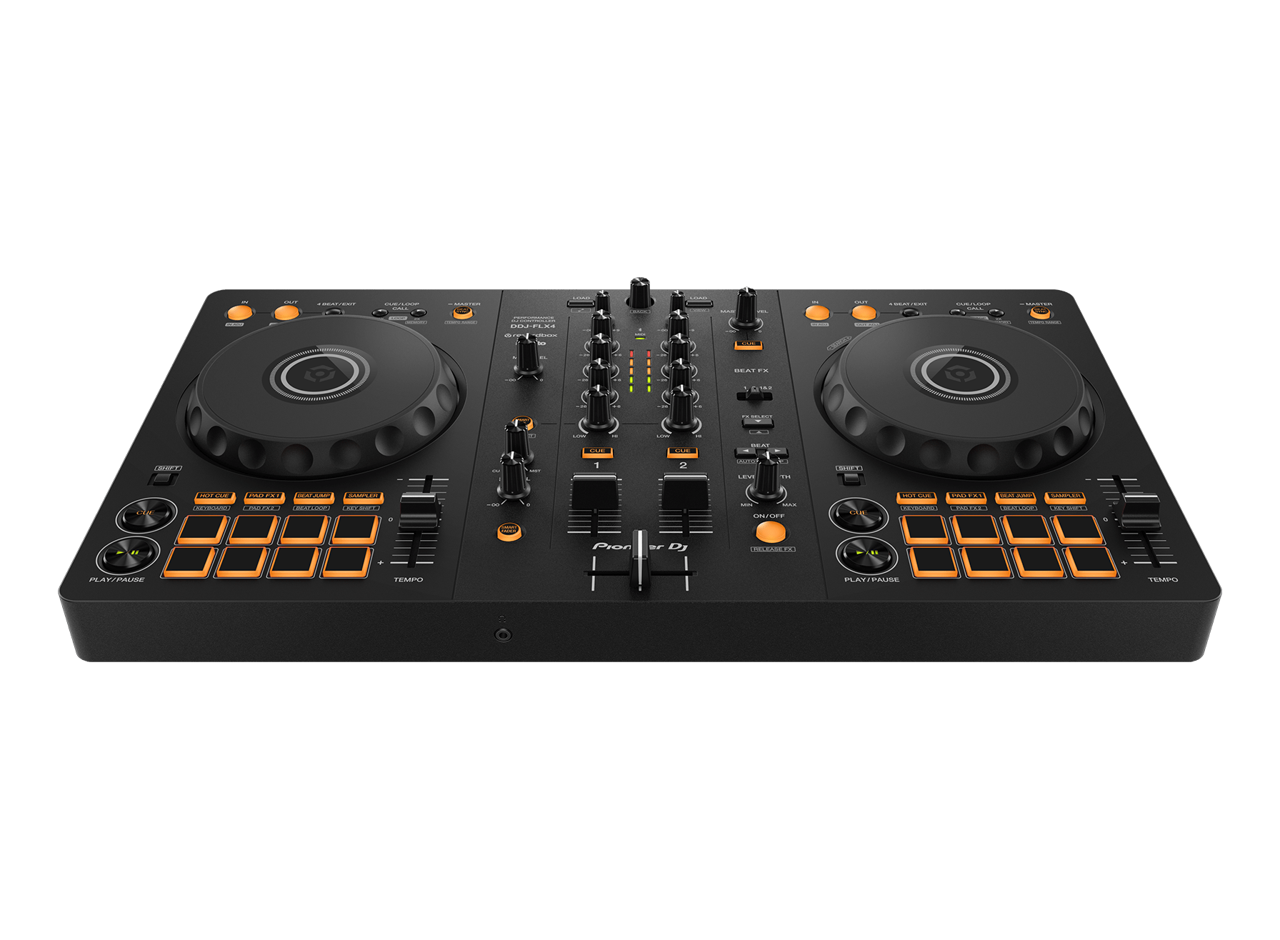 Pioneer DDJFLX4 2 - Channel DJ Controller for Rekordbox & Serato DJ - Bondi PA Hire | Speakers, Audio Visual, Party Packages