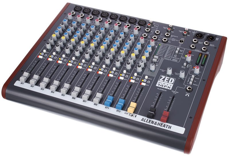 Allen & Heath ZED60 - 14FX Multipurpose USB Mixer w/ FX - Bondi PA Hire | Speakers, Audio Visual, Party Packages
