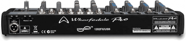 Wharfedale Connect 1202FX USB Mixer - Bondi PA Hire | Speakers, Audio Visual, Party Packages