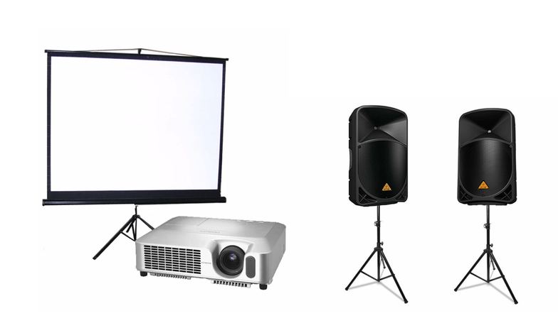 Home Cinema Package - Basic - Bondi PA Hire | Speakers, Audio Visual, Party Packages
