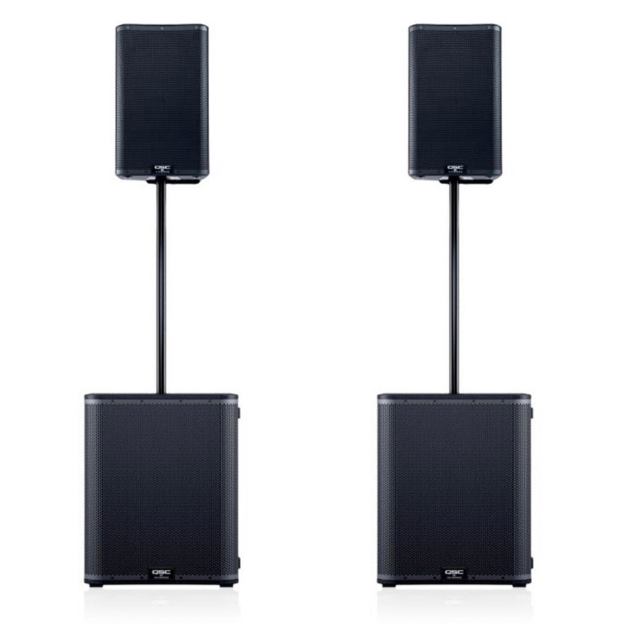 QSC K12.2 Large Club DJ and Band Setup - Bondi PA Hire | Speakers, Audio Visual, Party Packages