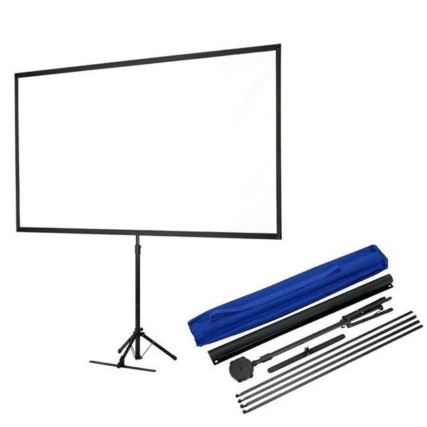 Portable tripod Projector Screen with Shoulder Bag - Bondi PA Hire | Speakers, Audio Visual, Party Packages