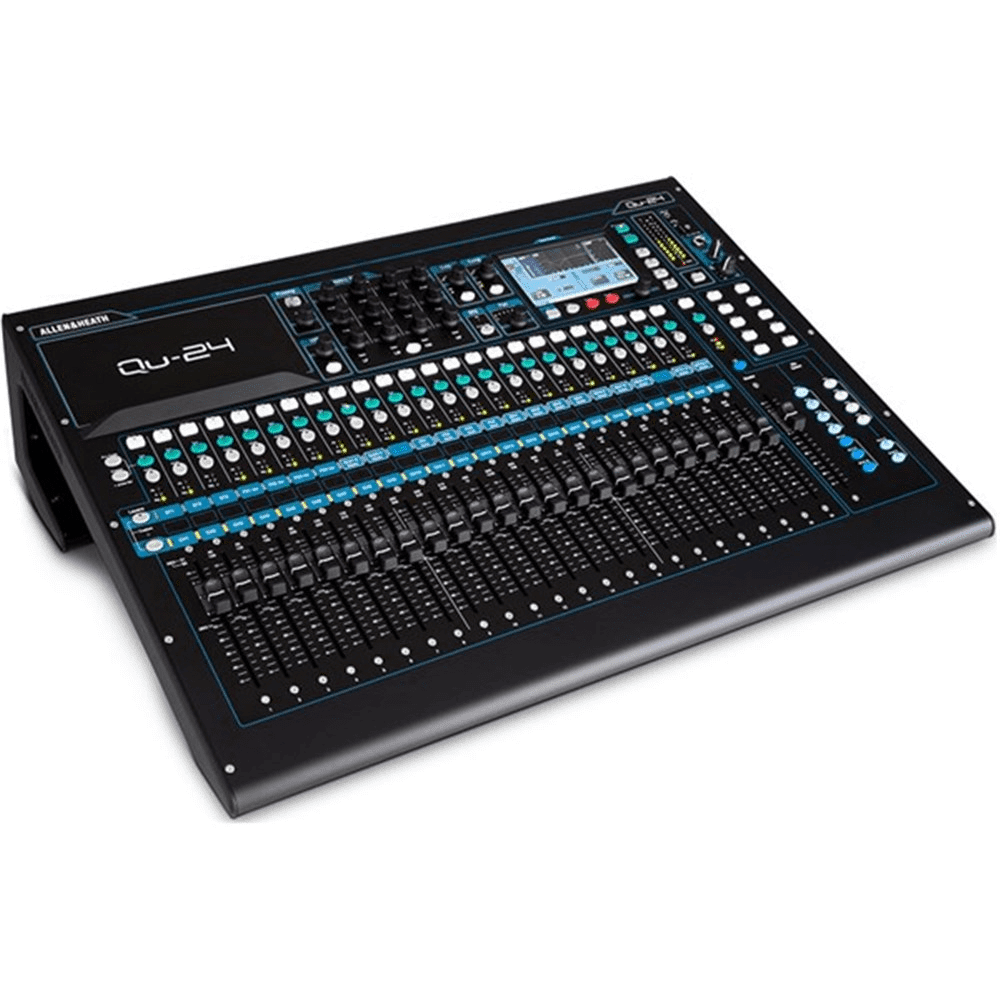 Allen & Heath QU24 - 24 channel Digital audio mixer - Bondi PA Hire | Speakers, Audio Visual, Party Packages