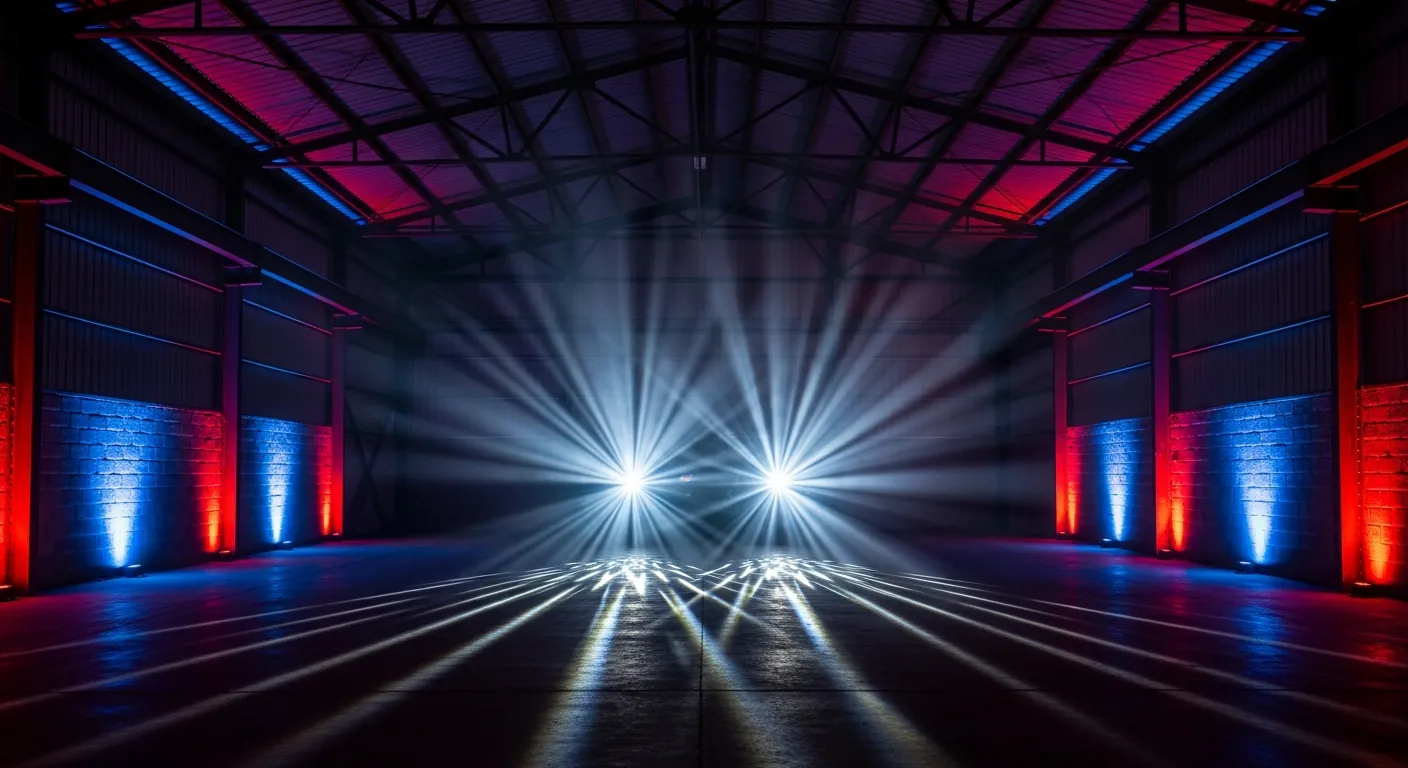 Bondi PA Hire delivering party and event lighting to Botany