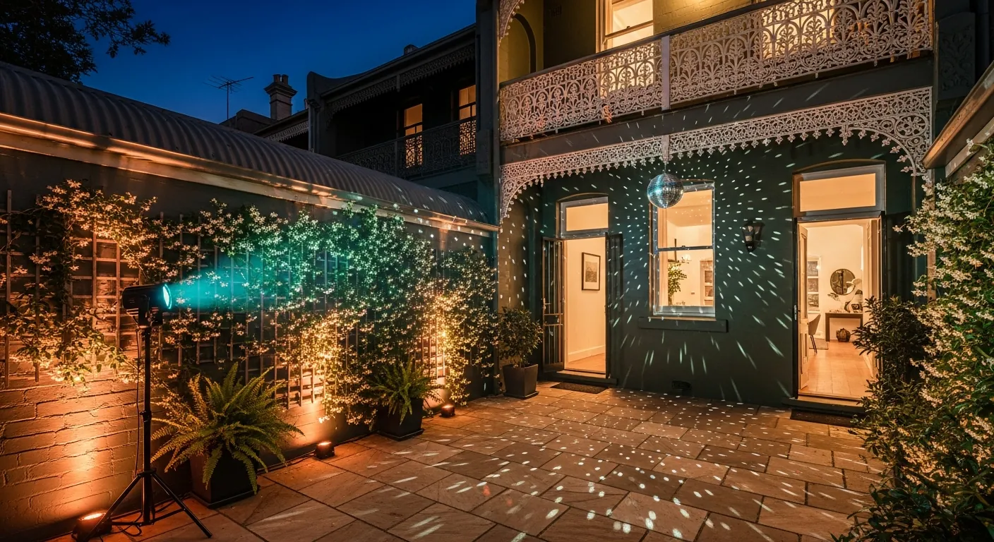 Bondi PA Hire delivering party and event lighting to Paddington