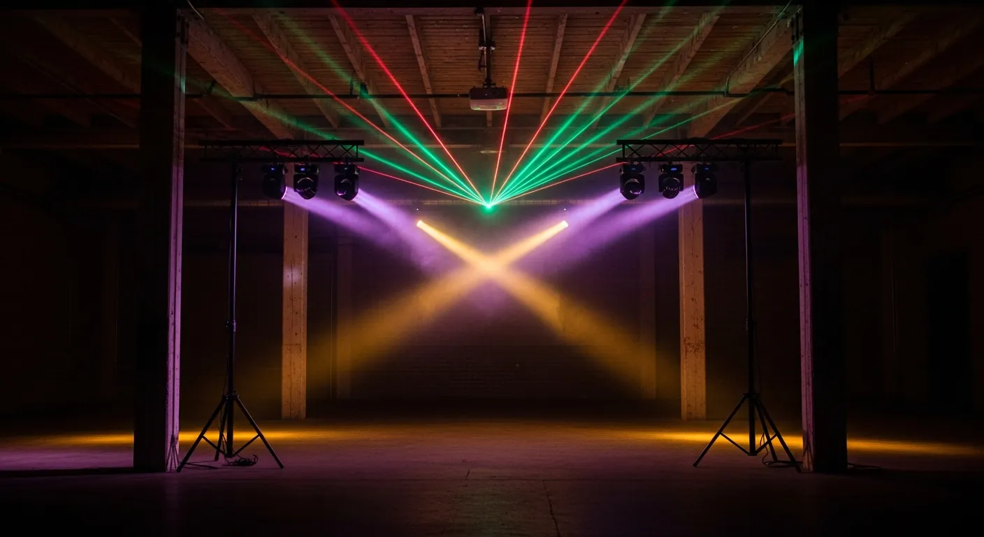 Bondi PA Hire delivering party and event lighting to Surry Hills