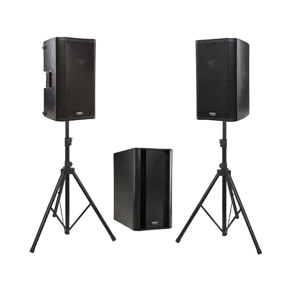 QSC K10.2 and Ksub Conference or DJ Setup